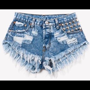 Acid Studded Babe Shorts from Runways Dreamz